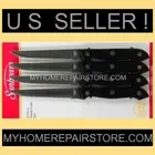 SUNBEAM STEAK KNIVES - 4 PIECE SET WITH RIVETED STAINLESS STEEL SERRATED BLADES
