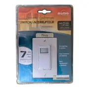 Aube Programmable Electric Light Motor Indoor Wall Timer Switch 120V 7Day T1033