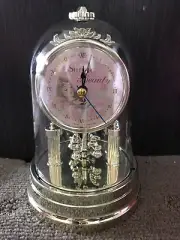 Disney Sleeping Beauty Aurora - Spinning Pendulum Clock - Limited Gold - BNIB