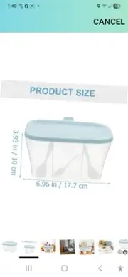 Kitchen Seasoning Box Spice Jar Condiment Sugar Salt Container with 3 Spoons