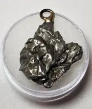8.6 grams CAMPO DEL CIELO METEORITE pendant M-11