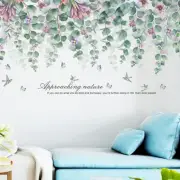 Wall Stickers PVC Decal Glass Walls Bedroom Easy To Paste Dry Surfaces