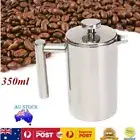 350ML Double Wall Stainless Steel French Press Coffee Maker Pot Plunger Filter