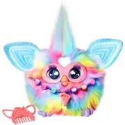 Furby - Tie Dye Plush Toy Voice Activated 15 Fashion Accessories Interactive Toys Ages 6+ - Hasbro