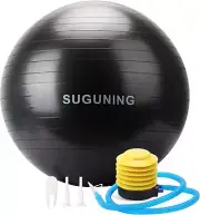 Suguning Extra Thick Anti-Burst Yoga Ball 65cm Stability Exercise Ball with Pump