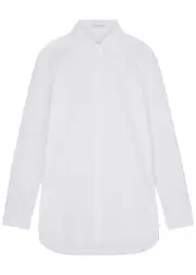 The Row Derica Cotton-poplin Shirt - White - 14 14
