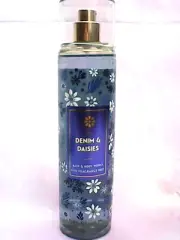 Bath & Body Works Denim & Daisies Fragrance Mist Perfume Body Spray NEW 8 oz
