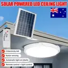 500W Solar Powered Ceiling Pendant Light Remote Indoor Outdoor Lamp Waterproof