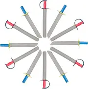 Trademark Innovations Foam Prince & Pirate Sword Toys - Fake Toy Foam Sword 12 Pack