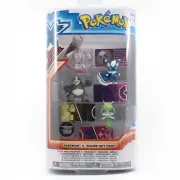 MEGA MEWTWO Y, MEOWSTIC, PANGORO & KIRLIA Pokemon SEALED NIB 4-Pack TOMY Figures