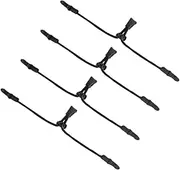 EXAOMBLE 4pcs Adjustable Nylon Lanyards Non Slip Holders for Black Comfortable Practical Extenders to Reduce Discomfort From
