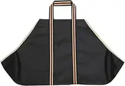 Qianly Firewood Log Carrier Fire Wood Holder Heavy Duty Portable Wood Carrying Bag Log Storage Tote for BBQ Hiking Camping Indoor