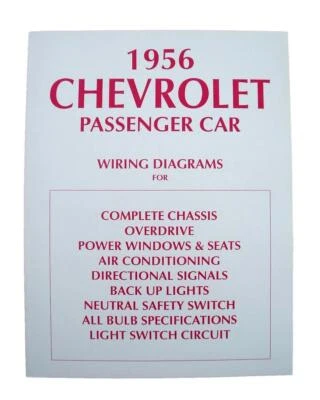 56 Chevy Wiring Diagram 1956 Chevrolet New