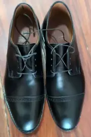 Allen Edmonds "BOULEVARD" Cap Toe DERBY 9 3E Black DISCONTINUED USA (323N)