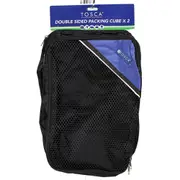2pc Tosca Double Sided Travel Luggage Packing Clothes Storage Bag Cubes
