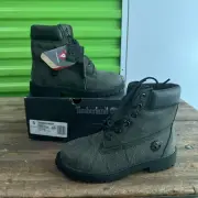 Timberland JUNIORS 6" Waterproof Boots TB0A1PLK Black Helcor Primaloft 5 Juniors