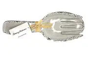Tommy Bahama Rustic Crackle Melamine Salad Serving Set Fork Spoon Cottage Core