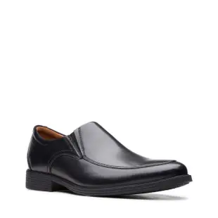 【Clarks】男鞋 Whiddon Step 寬楦設計套入紳士鞋 皮鞋(CLM52916D)