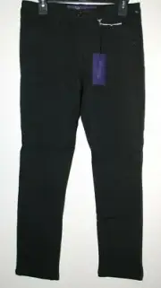 NYDJ LIFT TUCK KNIT PANTS IN BLACK SKINNY SIZE 6P P11531TUX NWT