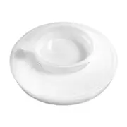 Mixer Bowl Covers for KitchenAid 4.5-5 Qt Stand Mixer Anti-Splash Baffle Transparent Lid with Extra Sets White
