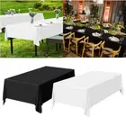 Tablecloths 4 6 8FT Wedding Table Cloths Trestle Rectangle Market Event Full AU