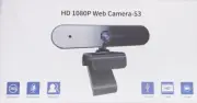 HD 1080P Webcam- S3 For PC Laptop Desktop, 360-Degree Rotation With Microphone