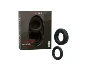 Link Up - Optimum Rechargeable Cock Ring - Black, Black