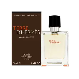 【Hermes 愛馬仕】 TERRE D HERMES 大地男性淡香水(50ml)