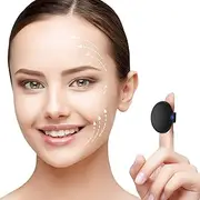 Pinkmini Portable Facial Massager, Waterproof Rechargeable Powerful Multifunctional Eye, Face and Body Mini Massager (Black)