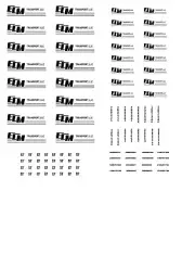 HO Scale Truck / Trailer Decals. " ECM Transport "