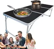 Portable Camping Table - Aluminum Alloy Folding Picnic Table,Camping Accessory with Handles Outdoor Desk for Lawn Park Patio Cooking Home Beach Adventures Garden Travel Gatherings Dining
