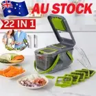 22 IN1 A Food Slicer Fruit Cutter Dicer Nicer Container Chopper Peeler Vegetable