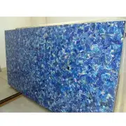 Blue Lapis lazuli semiprecious slab, Kitchen Table, Coffee Table Inlay Handmade