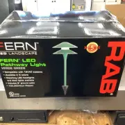 RAB LL2LED6LVYYVG 6W LED Fern Pathway Light, 2700K 179 Lumens 80 CRI Verde Green