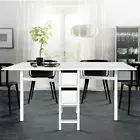 Artiss Dining Table Rectangular Extendable White