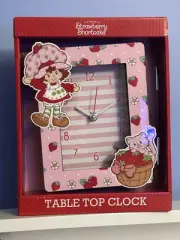 Strawberry Shortcake Table Top Clock New