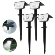 Solar Lights Outdoor Waterproof IP 67 Motion Sensor Outdoor Lights Solar Land...