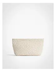 [Witchery] Nikki Woven Cosmetic Pouch in Chalk