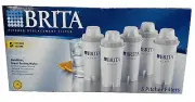 Brita Water Filter Pitcher Advanced Replacement Filters Never Opened - 5 Pack