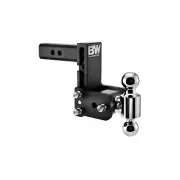 B&W Trailer Hitches Tow & Stow Adjustable Trailer Hitch Ball Mount - Fits 2" ...