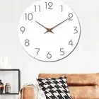 Digital Wall Clock Silent Clock Living Room Clock Pure Colors Versatile Use