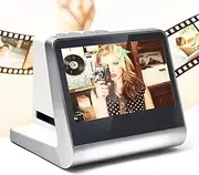 5-inch Screen 22MP Film Scanner,135 Film/126KPK /110 Film/Super8/ Monochrome/Slide to Digital JPEG Photos