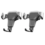 2x Universal Car Cradle Air Vent Mount Holder Stand For Smart Mobile Phone