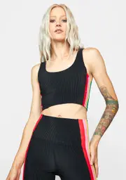 [Beach Riot] Rainbow Stripe Tessa Top