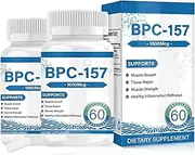 BPC 157 Peptide Capsules - 1000mcg, BPC-157 Supplement for Gastrointestinal Health Support, Non-GMO,Dairy Free, Gluten Free - 60 Capsules (2)