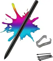 Black Smart Paper Pen for Lenovo Smart Paper, Smart Paper Stylus Pen with Eraser Function, 4096 Pressure Levels, Smart Paper Digital Pen Replacement + 5 Tips/Nibs