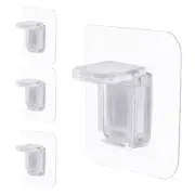 24pcs Punch Free Shelf Support Pins Self Adhesive Shelf Pegs Nail-Free Plasti...