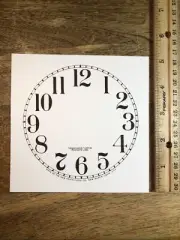 4 1/2" New Haven Clock Paper Dial, Arabic Numeral (Lot 183)