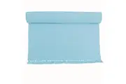 Hoydu Set of 2 - Cotton Ribbed Table Placemats Sky Blue