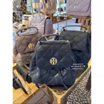 TORY BURCH/TB WILLA BACKPACK 羊皮後背包 霧黑後背包 消光黑後背包 啞光黑後背包